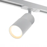 Трековый светильник однофазный Wolta WTL-GU10/06WCH под лампу GU10 белый / Хром DOLCE