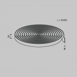 Токопроводящая текстильная лента 10м светло-серая Maytoni Conductive textile tape Parity TRX130-1.10LG (48V)