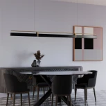 Подвесной линейный светодиодный светильник Lightera Omolon LE108L-180B WIFI (Умный дом, Алиса, Маруся, голосое управление)