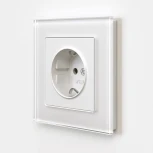Розетка с заземлением (белый матовый) Werkel W1171061 (a059265)