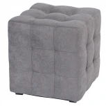 Пуф Dreambag Лотос Серый Велюр 13211