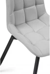 Стул Notta на металлокаркасе Челси К крутящийся светло-серый / черный 520598