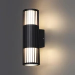 Настенный светильник Novotech Costas 370992 черный E27 max 2*25W 220V (круглые, IP54)