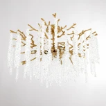 Потолочная люстра хрустальная на штанге Arte Milano Milano-1 23111.760.10.G9.A IB (220V)