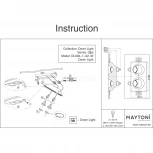 Встраиваемый светильник Gyps Modern GU10 2x35Вт Maytoni Technical DL002-1-02-W