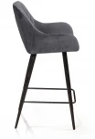 Стул полубарный Robert, бархат серый 27 Top Concept ROBERT 76776