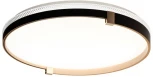 Настенно-потолочный светильник Sonex Olidi Black 7647/DL PALE SN пластик/белый/черный/золотой LED 48Вт 4000К D390 IP43 (220V, круглые)
