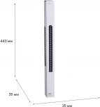 Трековый светильник магнитный светодиодный Reluce 13004-9.3-001UR magnetic LED24W BK (48V)