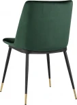 Стул Мелисса велюр зеленый 2 шт Stool Group (арт.УТ000037476)