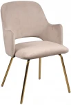 Кресло Garda Decor 30C-1231 GRB (Золото/Бежевый)