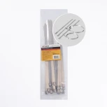 Хомут стальной 7,9х300мм серый 25 шт. Stekker 32801