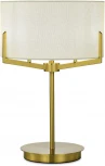 Настольная лампа Evoluce Linton SLE3010-304-02 Латунь/Бежевый E27 2*60W (220V, круглые)