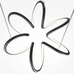 Подвесной светильник Maytoni Curve MOD241PL-L60BK (LED, 220V, на тросе)