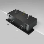 Встраиваемый светильник Metal Modern GU10 2x50Вт Maytoni Technical DL008-2-02-B (220V)