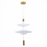 Подвесной светильник светодиодный Isola SL6101.213.01 (220V, на тросе, круглые, летающая тарелка)