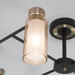 Потолочная люстра на штанге Eurosvet Amado 70115/8 черный (220V)