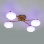 Потолочная люстра RGB на штанге Citilux Atman Smart CL226A143 (LED, 220V, голосовое управление, пульт управления, управление смартфоном, умный дом - Алиса, Маруся, Салют)