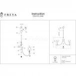 Подвесная люстра Freya Betty FR2010PL-08BZ