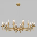 Подвесная люстра Eurosvet Cariso 60150/18 латунь