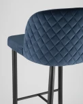 Стул барный Stool Group Оскар велюр сине-зеленый УТ000001369