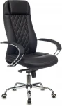 Кресло руководителя Бюрократ CH-609SL/ECO черный эко.кожа крестовина металл хром