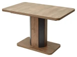 Обеденный стол M-City STORK Дуб Канзас/ Графит 120
