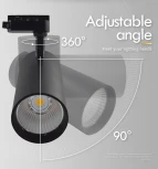 Трековый светильник однофазный светодиодный SWG TL3P TL3P-BL-10-WW (220V)