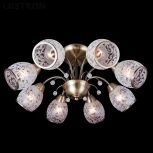 Потолочная люстра Eurosvet 30026 30026/8 античная бронза (220V, лепестки)