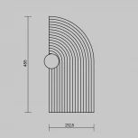 Настенный светильник Freya Felt FR6189WL-L20LG2 (LED, 220V)