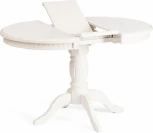 Стол STEFANO круглый (Бук,МДФ /Белый)