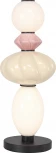 Настольная лампа ST Luce Florentini SL6134.404.01 черный/розовый, желтый, опаловый LED 1*16W 3000K (220V, бусы)