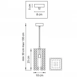 Подвесной светильник Lightstar Cristallo 795424 (220V, на проводе)