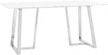 Стол обеденный Stool Group Даллас 160*90 белый стеклянный УТ000002668