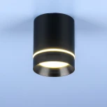 Накладной точечный светильник Elektrostandard Topper DLR021 9W 4200K черный матовый (LED, 220V)