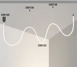 База для накладного монтажа светильников 359128-359133 Novotech Ramo 359125 KONST IP20 15-40W 170-265V