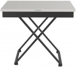 Стол универсальный трансформируемый ГЕНРИ белый премиум/чёрный от фабрики Mebelik