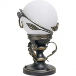 Наземный фонарь Кузнечное дело Галактика 23-002-ЧЗ (220V, ковка, шар, листья, под старину, IP54)