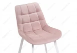 Стул Notta на металлокаркасе Челси розовый / белый 493361