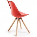 Обеденный стул La Forma (ex Julia Grup) Lars (Красный/ Пластик)