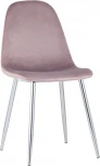 Стул Stool Group Валенсия велюр розовый хромированные ножки УТ000004241