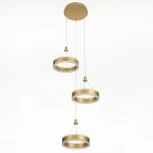 Подвесной светильник ярусный каскадный светодиодные Citilux Дуэт CL719032 (регулировка яркости, 220V, на проводе, кольцо)