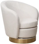 Кресло Garda Decor Napoli-2K-Koza2601-ECRU (Бежевый)