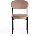 Стул REVO (mod. 7033) ткань/металл, 47х54х82 см, высота до сиденья 47 бежевый barkhat 5/черный Tetchair 15473