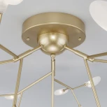 Потолочная люстра Wi-Fi Bogate's Foglia 343 Smart (220V, управление смартфоном, голосовое управление, умный дом - Minimir Home, Алиса, Маруся, Салют, лепестки)