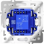 Перекрестный переключатель одноклавишный (кашемир) Voltum S70 VLS010503