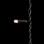 Гирлянда Бахрома с Колпачком 3,1 x 0,5 м Экстра Тепло-Белая 220В, 120 LED, Провод Черный ПВХ, IP65