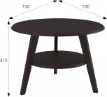 Стол журнальный BeautyStyle 17 венге/венге от фабрики Mebelik