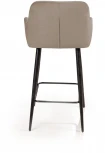 Стул полубарный Robert, бархат пепельно-бежевый 25 Top Concept ROBERT 76775