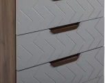 Комод R-Home с 5 ящиками Сканди Грей