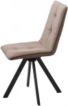 Стул BRONX, 360 град. поворот. B5 Капучино, велюр / черный каркас, М-City